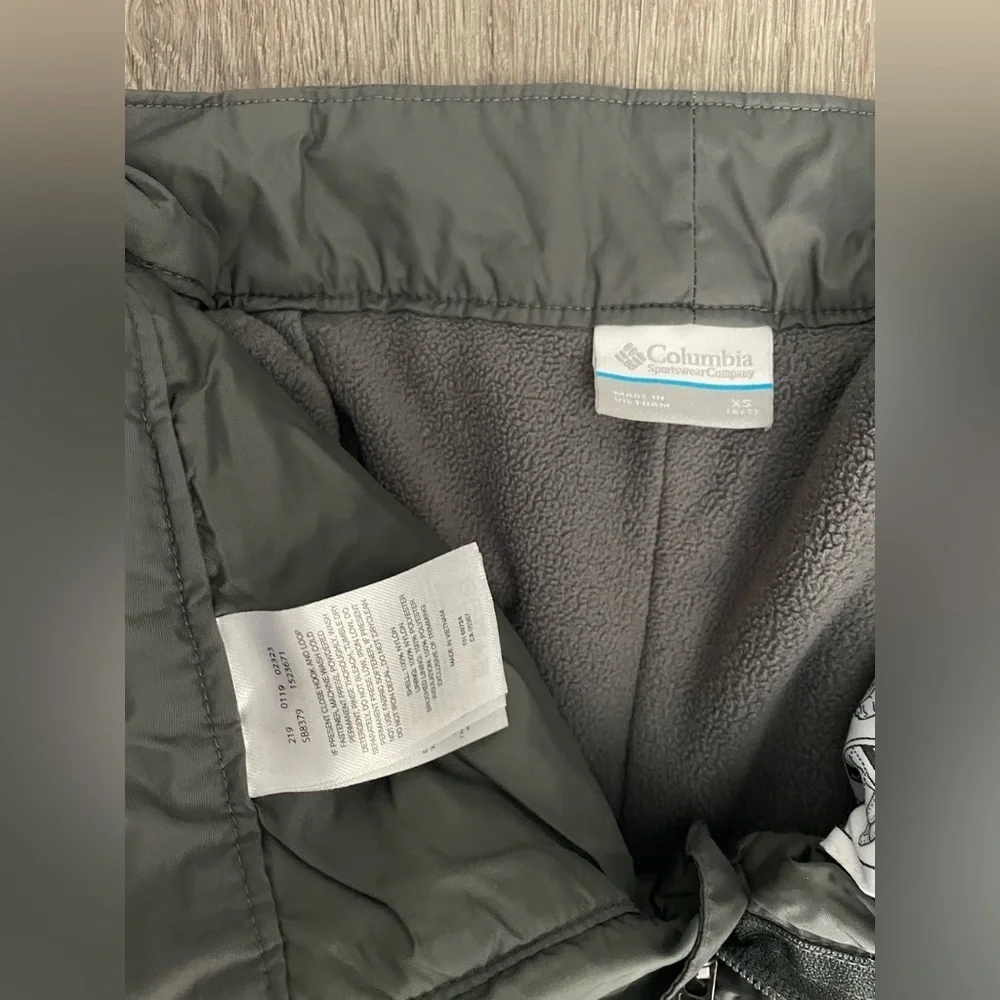 Columbia Kids Charcoal Snow Pants